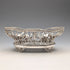 1907年 英国アンティーク 花鳥装飾 純銀製ボウルディッシュ 378g William Comyns